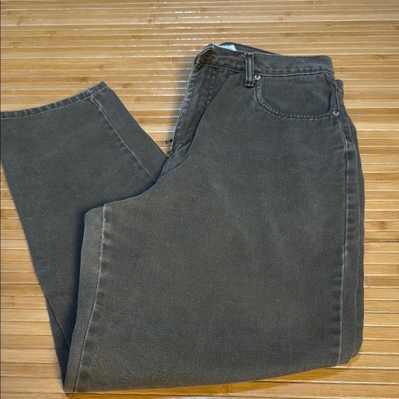 Bill Blass Vintage Army Green Jeans - Picture 1 of 5